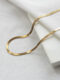 Pozłacany łańcuszek Snake Chain
